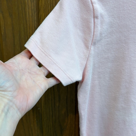 Lauren Ralph Lauren Short Sleeve Pink Crewneck Tee normcore preppy minimalist - Picture 4 of 6